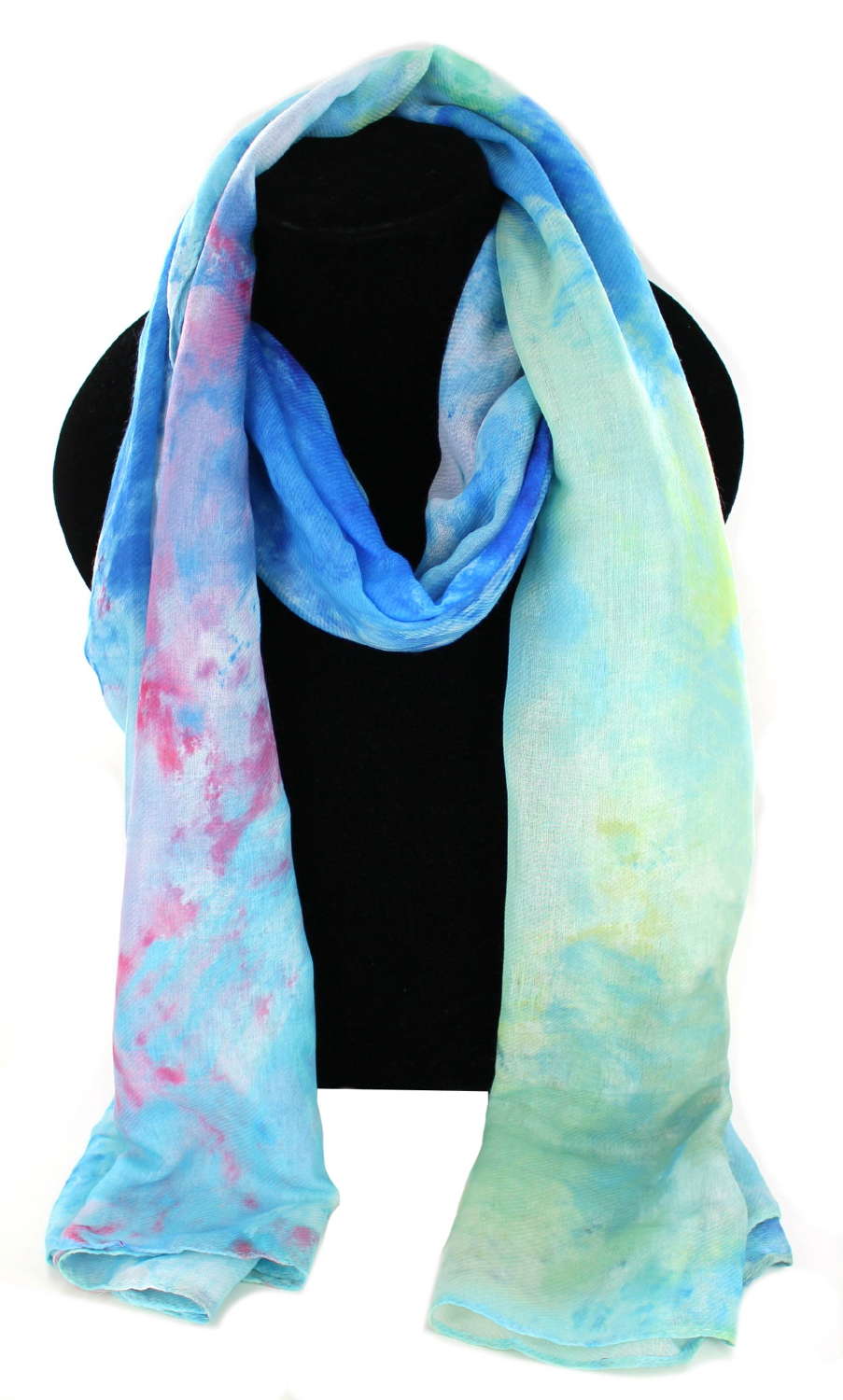 Colourful abstract scarf.